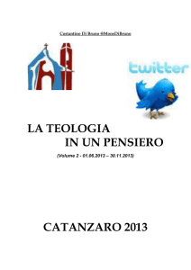 LA TEOLOGIA IN UN PENSIERO (Volume 2