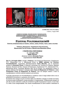 comunicato stampa - Provincia di Pisa