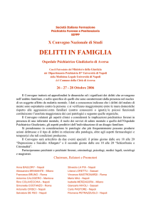 programma - Psicologia e Giustizia