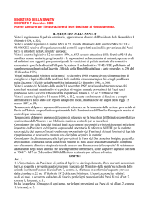 Decreto 7_12_2000 - Centro di referenza nazionale per le