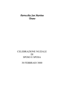 Libretto celebrazione Matrimonio