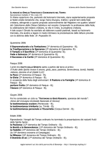 Si ritiene opportuno che, partendo dal lezionario triennale, siano