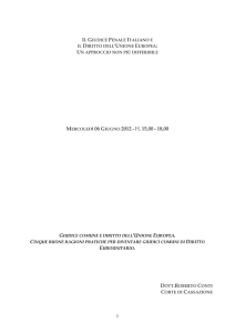Relazione Roberto Conti 6-6-12 su diritto