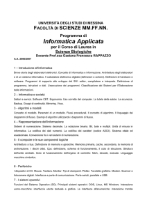 Programma - Università degli Studi di Messina