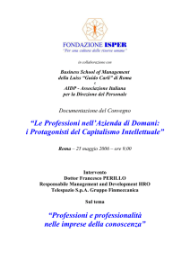 Relazione Perillo Convegno Fondazione ISPER