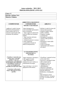 Anno scolastico 2006-`07 - I.I.S. “Carducci” Volterra