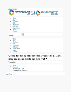 Come faccio se mi serve una versione di Java non più disponibile