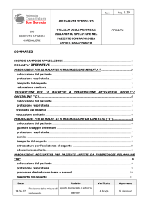 CIO-IA-004 Utilizzo delle misure di isolamento