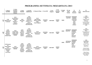 programma settimana mozartiana 2013