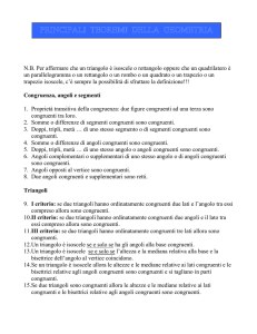 Principali teoremi della geometria