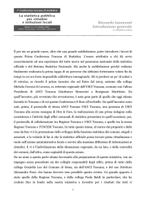 Siena 11-12 ottobre 2005 - USCI Unione Statistica Comuni Italiani
