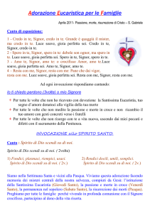 Adorazione Eucaristica per le Famiglie - Atma-o