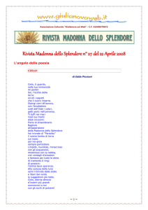 Rivista Madonna dello Splendore n° 27 del 22 Aprile 2008