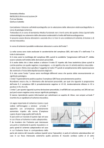 Semeiotica Medica 09/05/2013 (Prima ora) Lezione 24 Prof.ssa