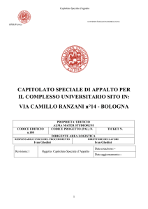 Capitolato speciale d`appalto corretto