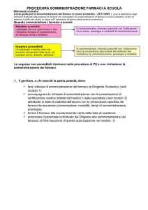 Modulistica FARMACI