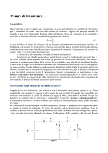 Misure di Resistenza Generalità