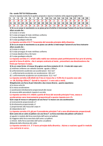 Test di fisica fac simile generale1