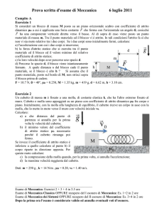 Esercizi e soluzioni