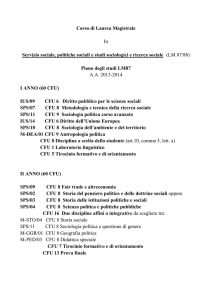 Corso di laurea Magistrale - Universita` degli Studi di Messina