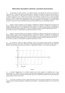 Misurazione di grandezze elettriche e parametri di