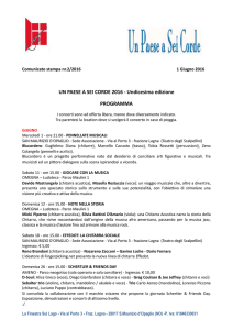 Clicca qui per il programma dettagliato