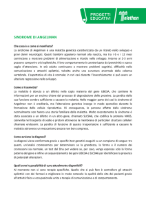 sindrome di angelman - Provincia di Pesaro e Urbino