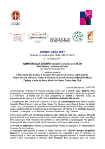 Comunicato stampa - Irma Bianchi Comunicazione