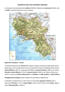 Geografia fisica della Campania