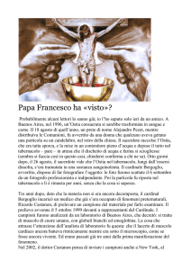 Cuore di Gesù:Il Papa ha visto