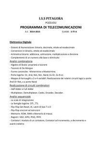 as 2014-2015 classe: 3 iti a - Istituto Superiore Statale “PITAGORA”