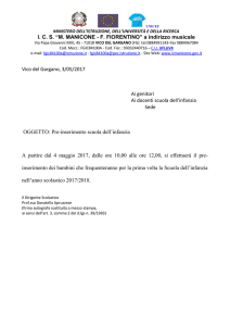 pre inserimento scuola dell`infanzia as 2017-18