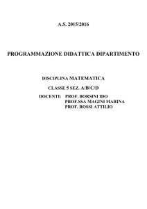 as 2015/2016 programmazione didattica dipartimento disciplina