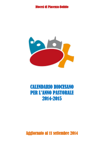 calendario 2014-20 15 - Diocesi di Piacenza