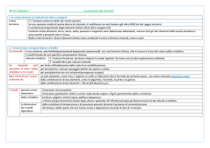 30-42 Capitolo 2 Le proprietà dei minerali 1.La crosta terrestre è