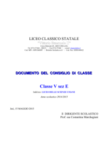 Scienze Umane - Liceo Classico V. Emanuele II di Jesi