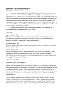 Alcune riflessioni d*agosto sui temi del previsto incontro