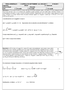 FISICA I 30_03_2004 - Università degli Studi di Roma "Tor Vergata"