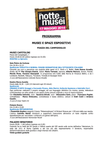 programma musei e spazi espositivi