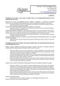 Allegato alla determina n - Ordine Assistenti Sociali Emilia Romagna