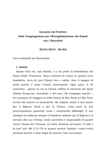 Il testo integrale del discorso del Cardinale, in italiano
