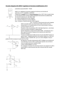 Circuito integrato (CI) LM317 regolatore di tensione