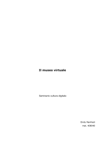 Emily Manfredi – Il museo virtuale