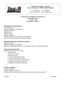 Programmi Prof.ssa Pirozzi IIIE Complementi 2014