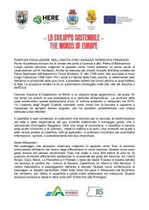Lo sviluppo sostenibile – ITA - Comune di Castelnovo ne` Monti