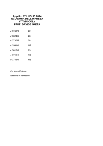 17 LUGLIO 2014 ECONOMIA DELL`IMPRESA VITIVINICOLA PROF