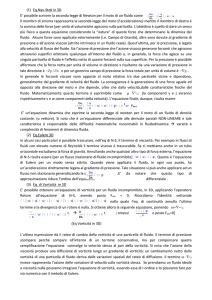 Appunti Corso Fisica dei Fluidi