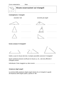 Premessa: triangoli