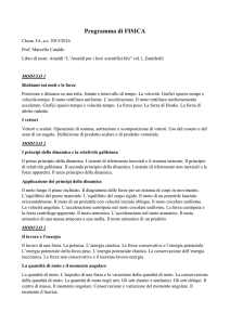 Programma di FISICA