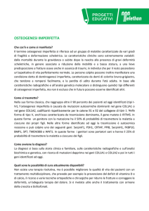 osteogenesi imperfetta - Provincia di Pesaro e Urbino